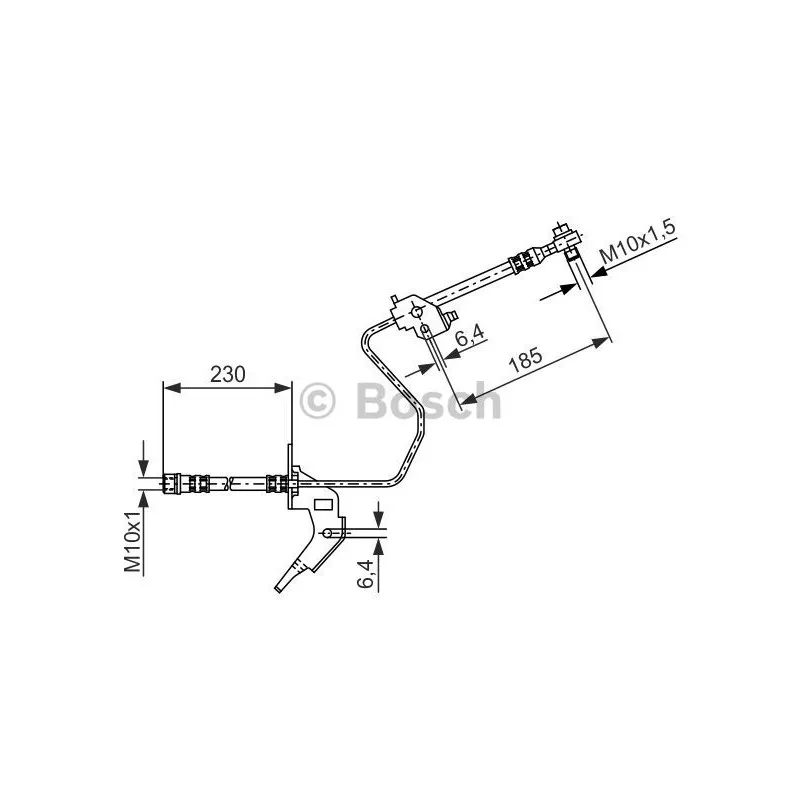 Flexible de frein BOSCH 1 987 476 199