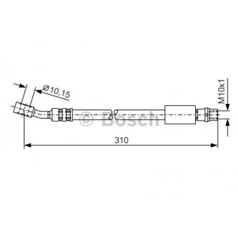 Flexible de frein BOSCH 1 987 476 202