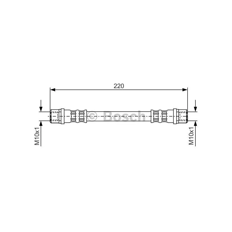 Flexible de frein BOSCH 1 987 476 203