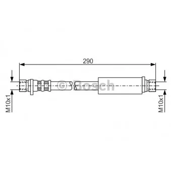 Flexible de frein BOSCH 1 987 476 204