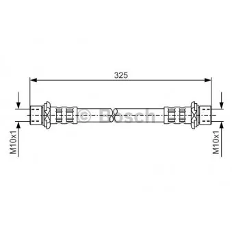 Flexible de frein BOSCH 1 987 476 205