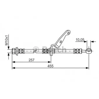 Flexible de frein BOSCH 1 987 476 206
