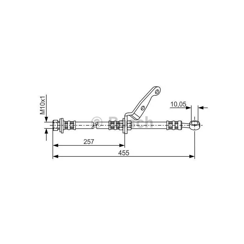 Flexible de frein BOSCH 1 987 476 206