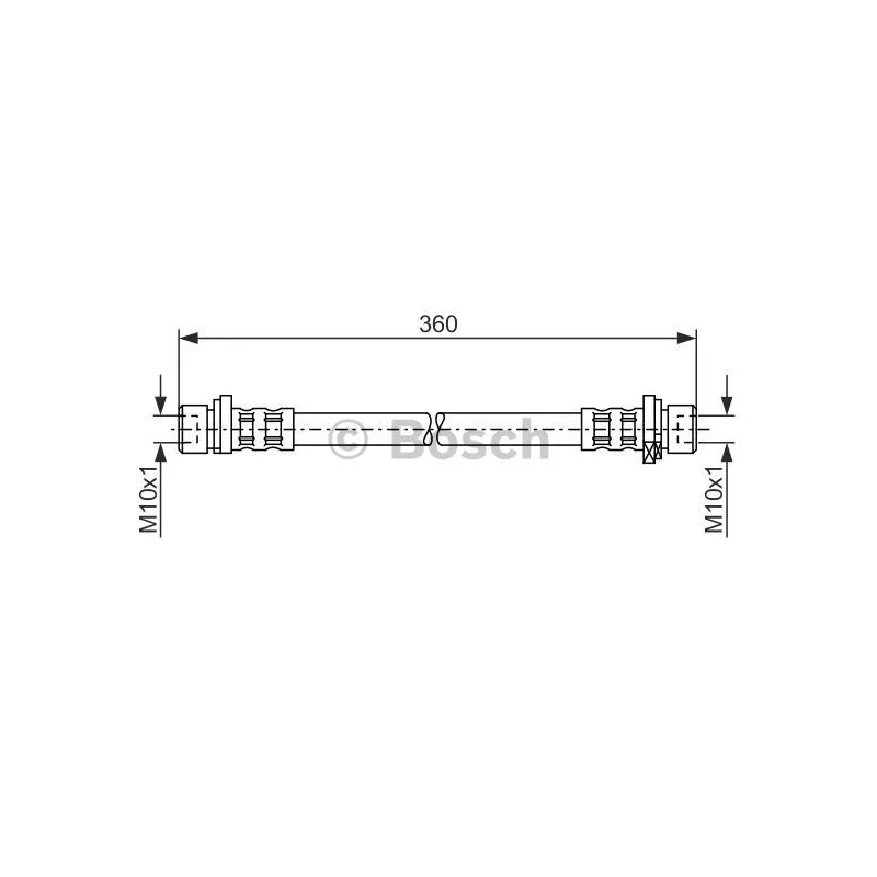 Flexible de frein BOSCH 1 987 476 210
