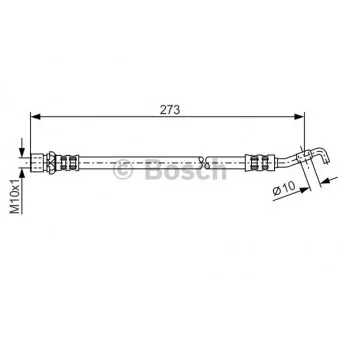 Flexible de frein BOSCH 1 987 476 212