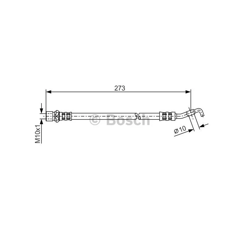 Flexible de frein BOSCH 1 987 476 212
