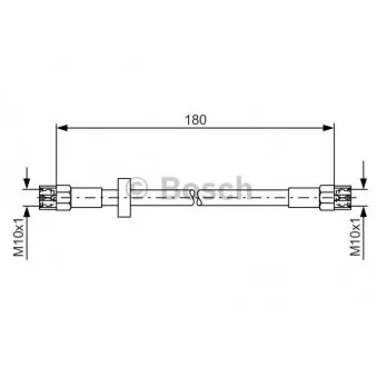 Flexible de frein BOSCH 1 987 476 216