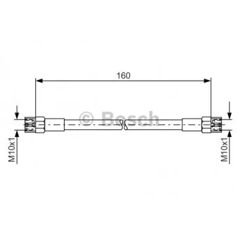 Flexible de frein BOSCH 1 987 476 220
