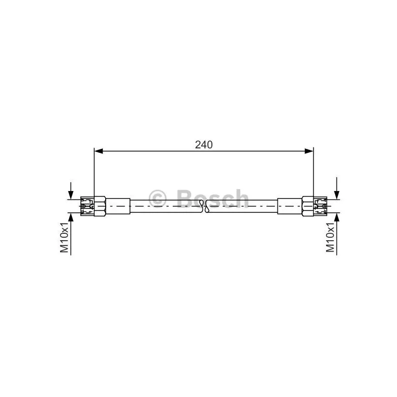 Flexible de frein BOSCH 1 987 476 224