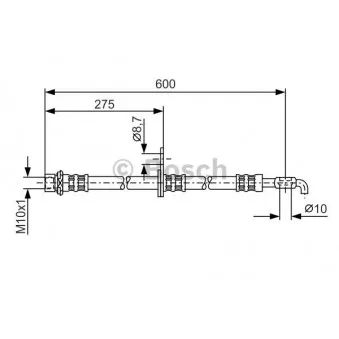 Flexible de frein BOSCH 1 987 476 229