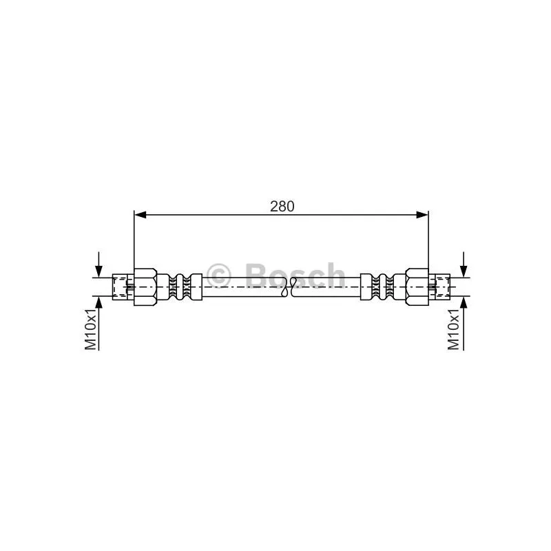 Flexible de frein BOSCH 1 987 476 234