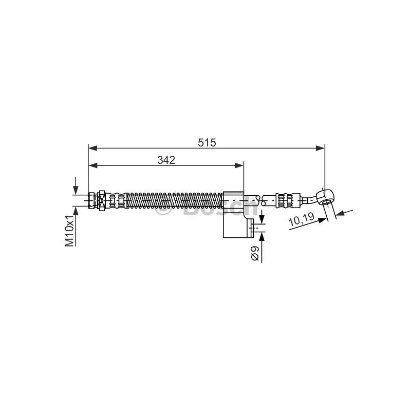 Flexible de frein BOSCH 1 987 476 236