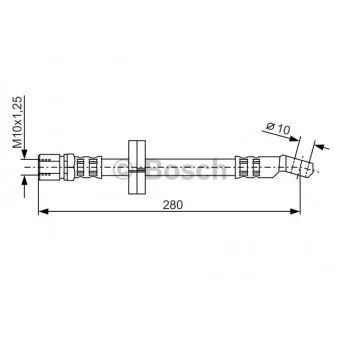 Flexible de frein BOSCH 1 987 476 239