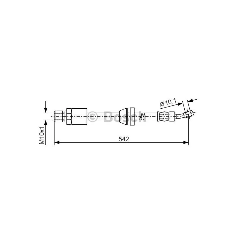 Flexible de frein BOSCH 1 987 476 243