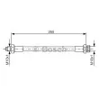 Flexible de frein BOSCH 1 987 476 244 - Visuel 1