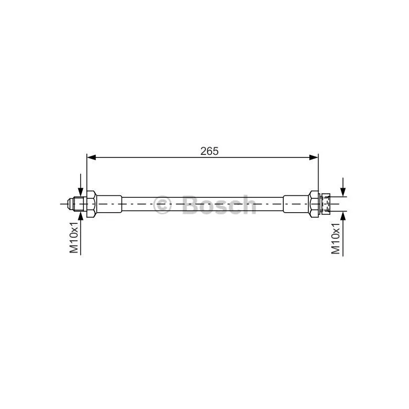 Flexible de frein BOSCH 1 987 476 244