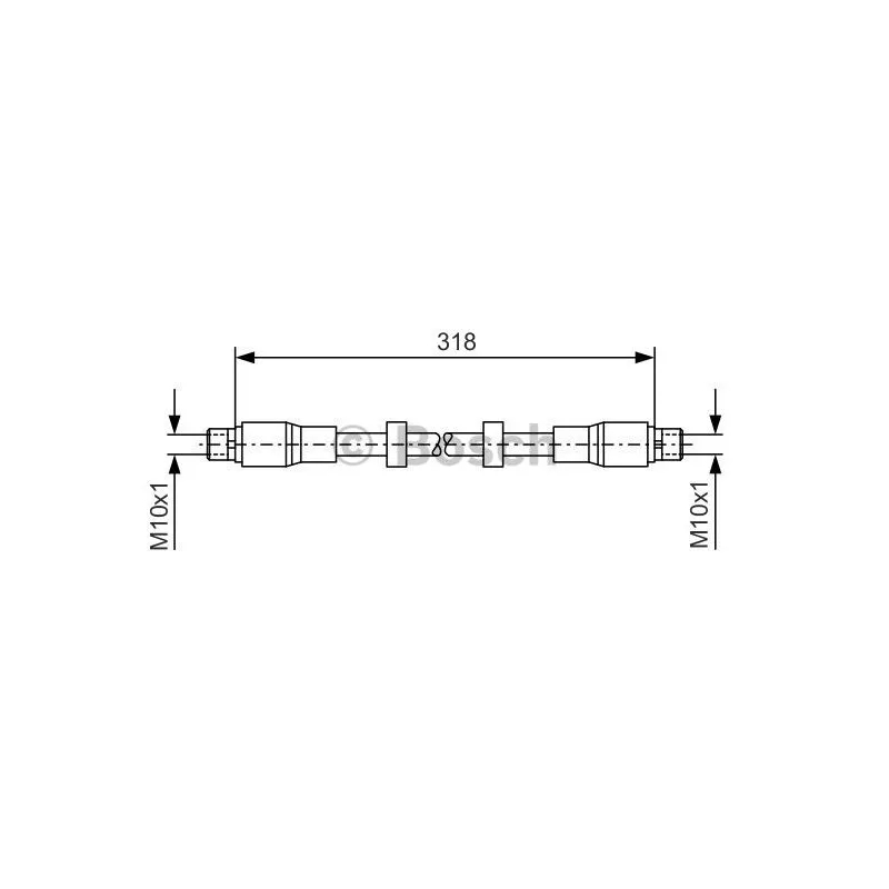 Flexible de frein BOSCH 1 987 476 247