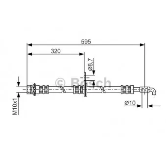 Flexible de frein BOSCH 1 987 476 250