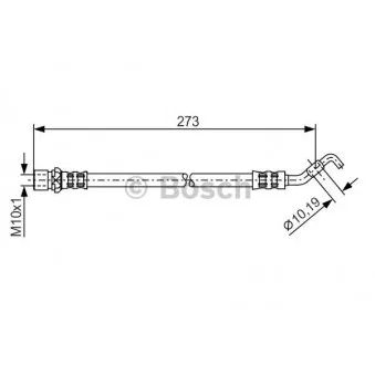 Flexible de frein BOSCH 1 987 476 270