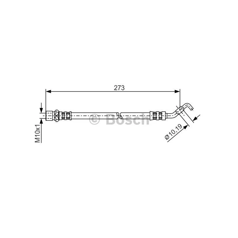 Flexible de frein BOSCH 1 987 476 270