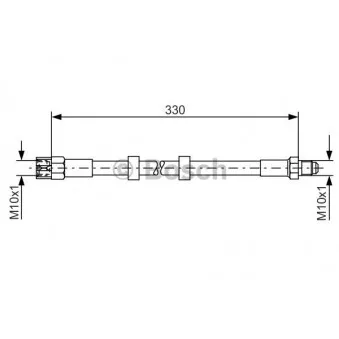 Flexible de frein BOSCH 1 987 476 278