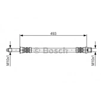 Flexible de frein BOSCH 1 987 476 294
