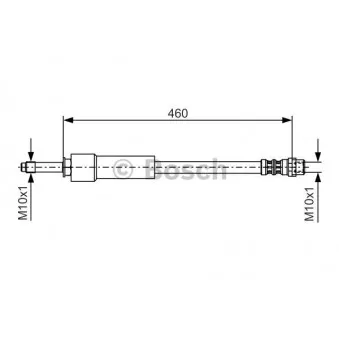 Flexible de frein BOSCH 1 987 476 297