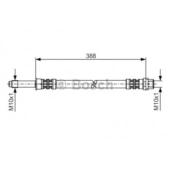 Flexible de frein BOSCH 1 987 476 300