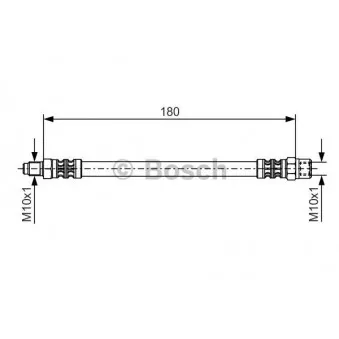 Flexible de frein BOSCH 1 987 476 302