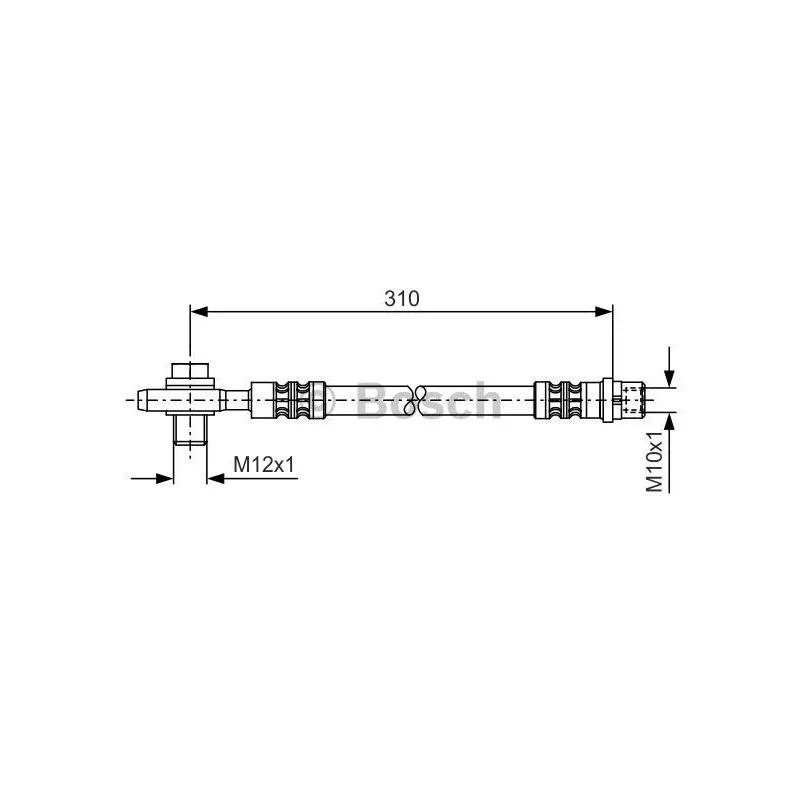 Flexible de frein BOSCH 1 987 476 308
