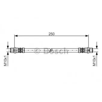 Flexible de frein BOSCH 1 987 476 309