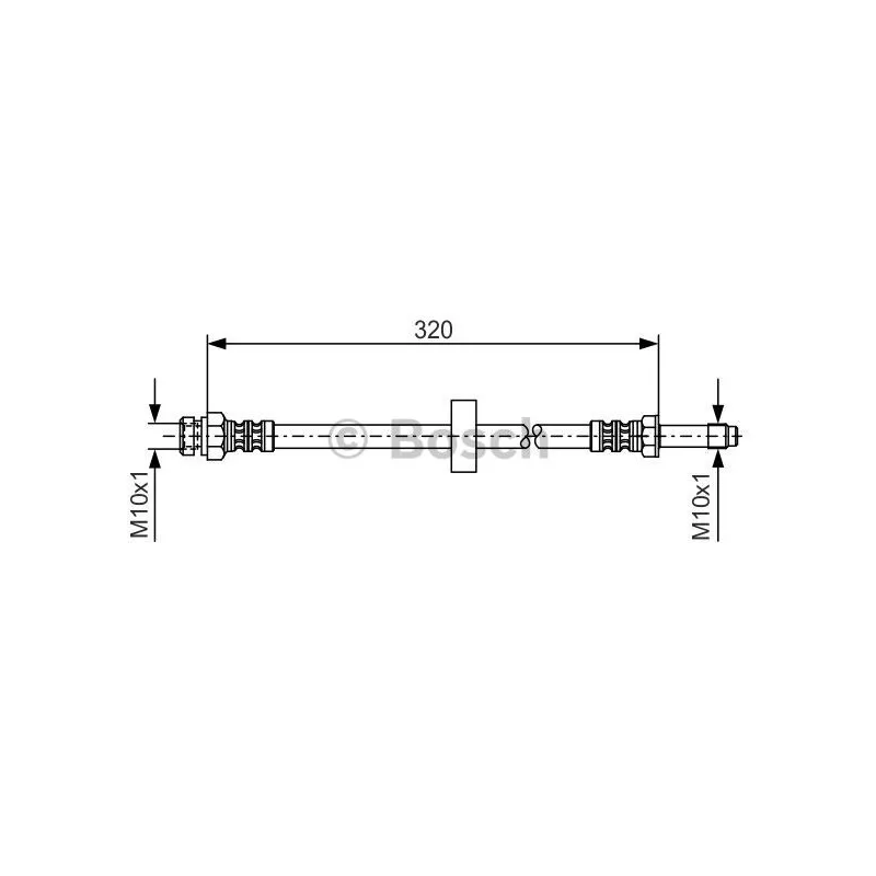 Flexible de frein BOSCH 1 987 476 317