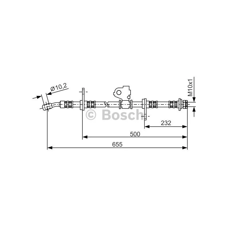 Flexible de frein BOSCH 1 987 476 322