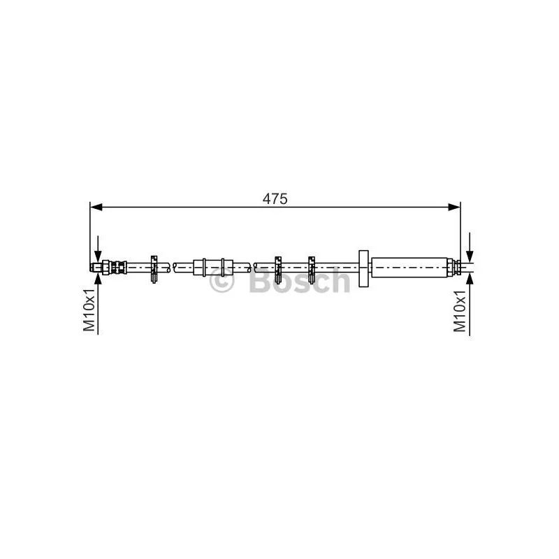 Flexible de frein BOSCH 1 987 476 329