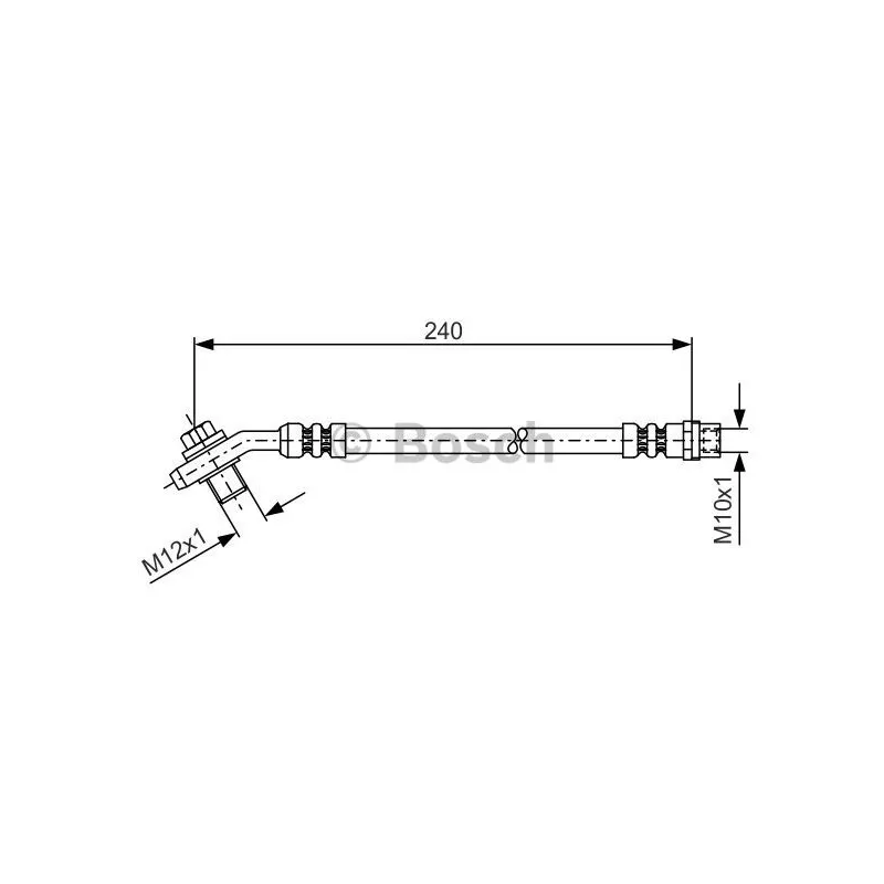 Flexible de frein BOSCH 1 987 476 332