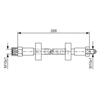 Flexible de frein BOSCH 1 987 476 337
