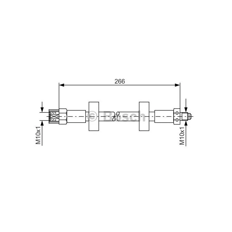 Flexible de frein BOSCH 1 987 476 337