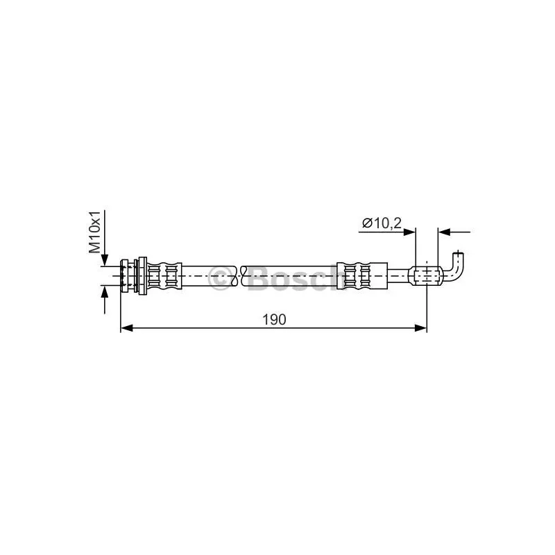 Flexible de frein BOSCH 1 987 476 338