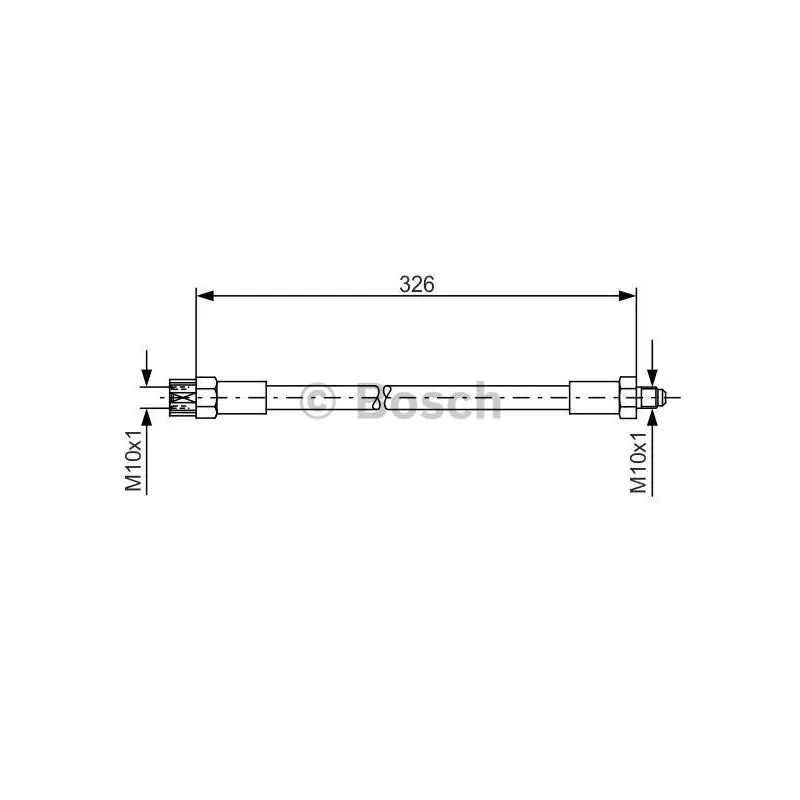 Flexible de frein BOSCH 1 987 476 339