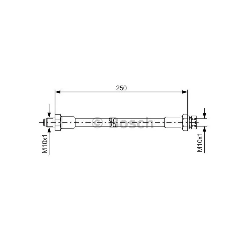 Flexible de frein BOSCH 1 987 476 348