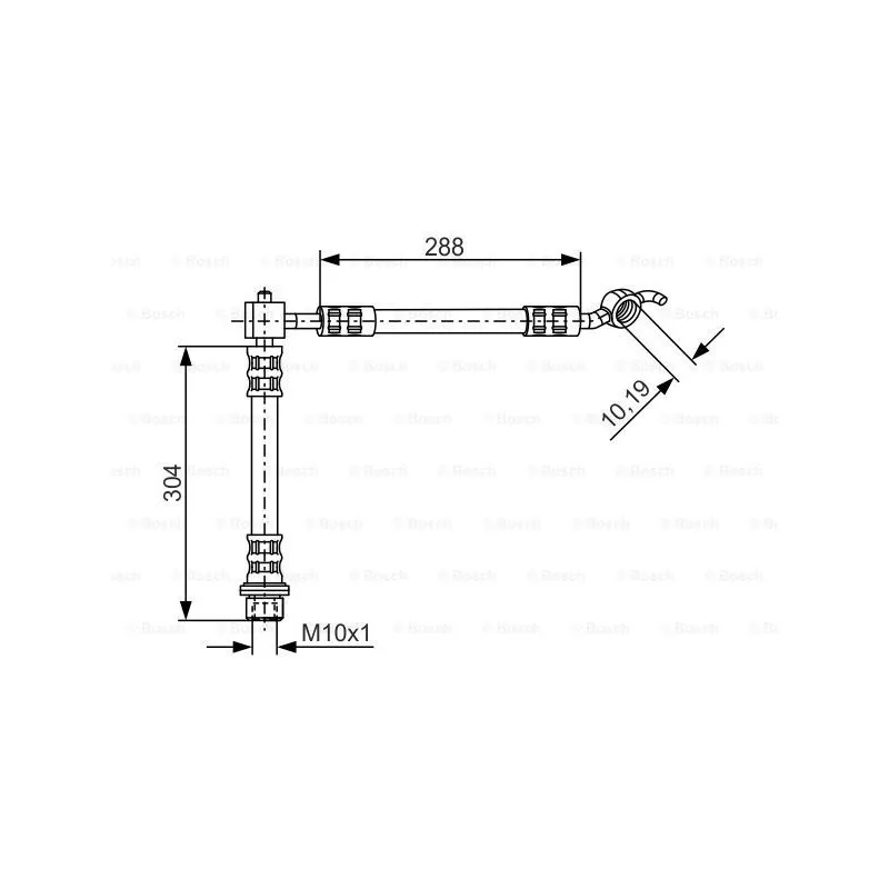 Flexible de frein BOSCH 1 987 476 358