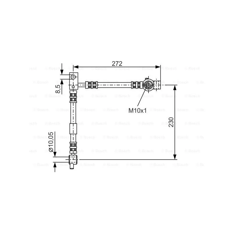 Flexible de frein BOSCH 1 987 476 361