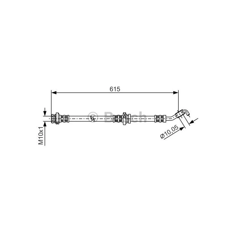 Flexible de frein BOSCH 1 987 476 362