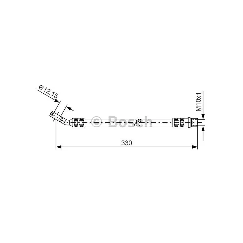 Flexible de frein BOSCH 1 987 476 365