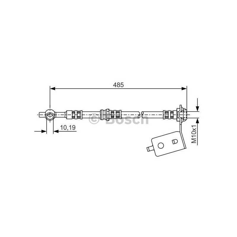 Flexible de frein BOSCH 1 987 476 367