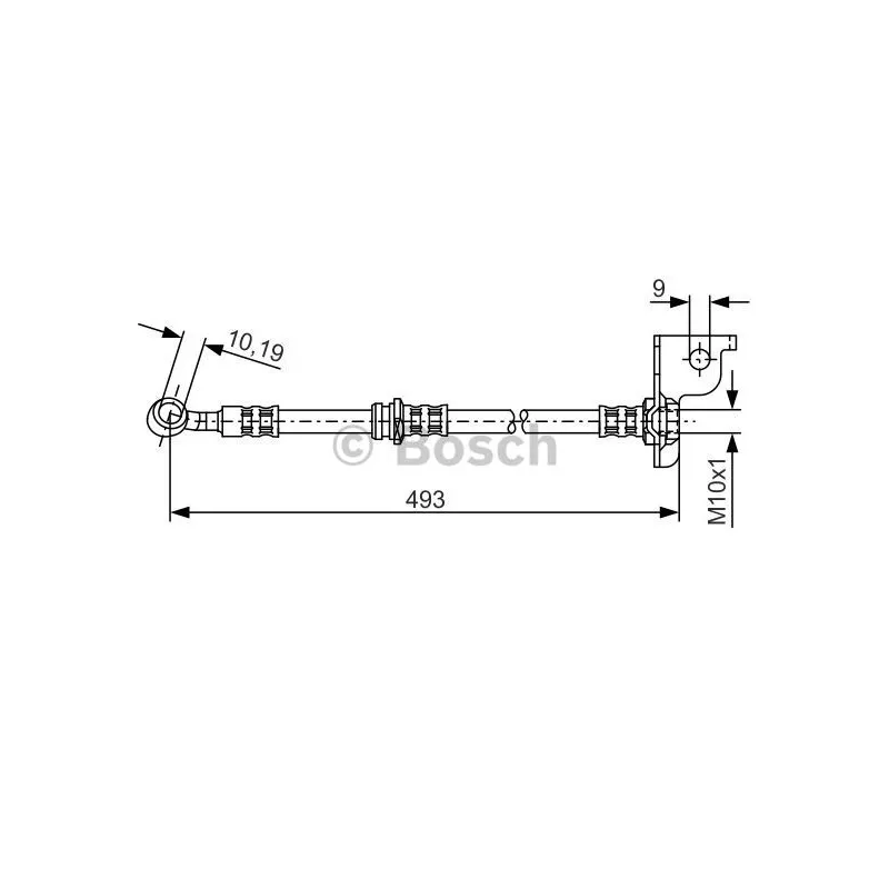 Flexible de frein BOSCH 1 987 476 370