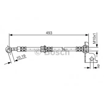 Flexible de frein BOSCH 1 987 476 371