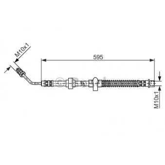 Flexible de frein BOSCH 1 987 476 372