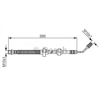 Flexible de frein BOSCH 1 987 476 374