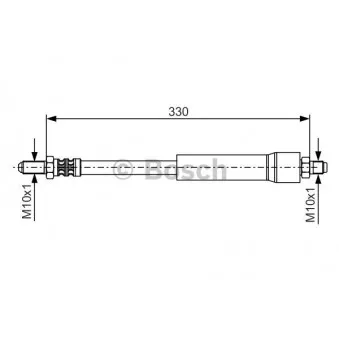 Flexible de frein BOSCH 1 987 476 381